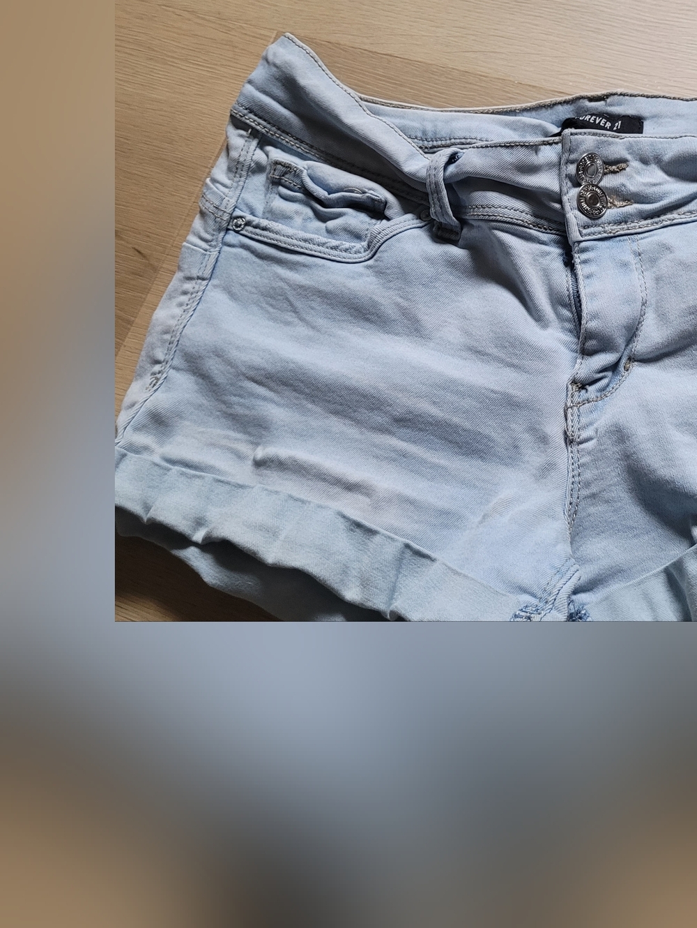 Forever21 Light Denim Shorts